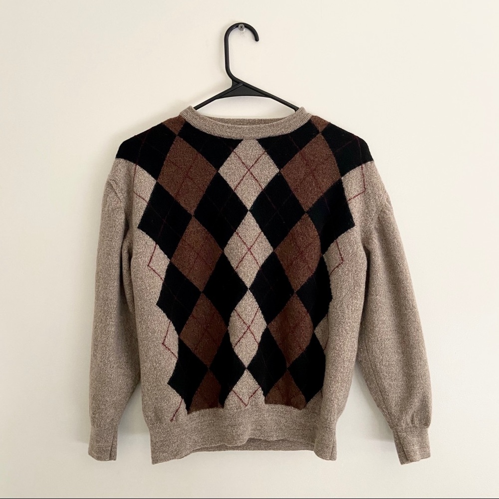Argyle sweater